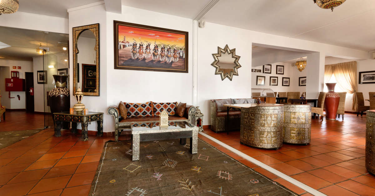 Een foto van het interieur van Vale da Telha Hotel