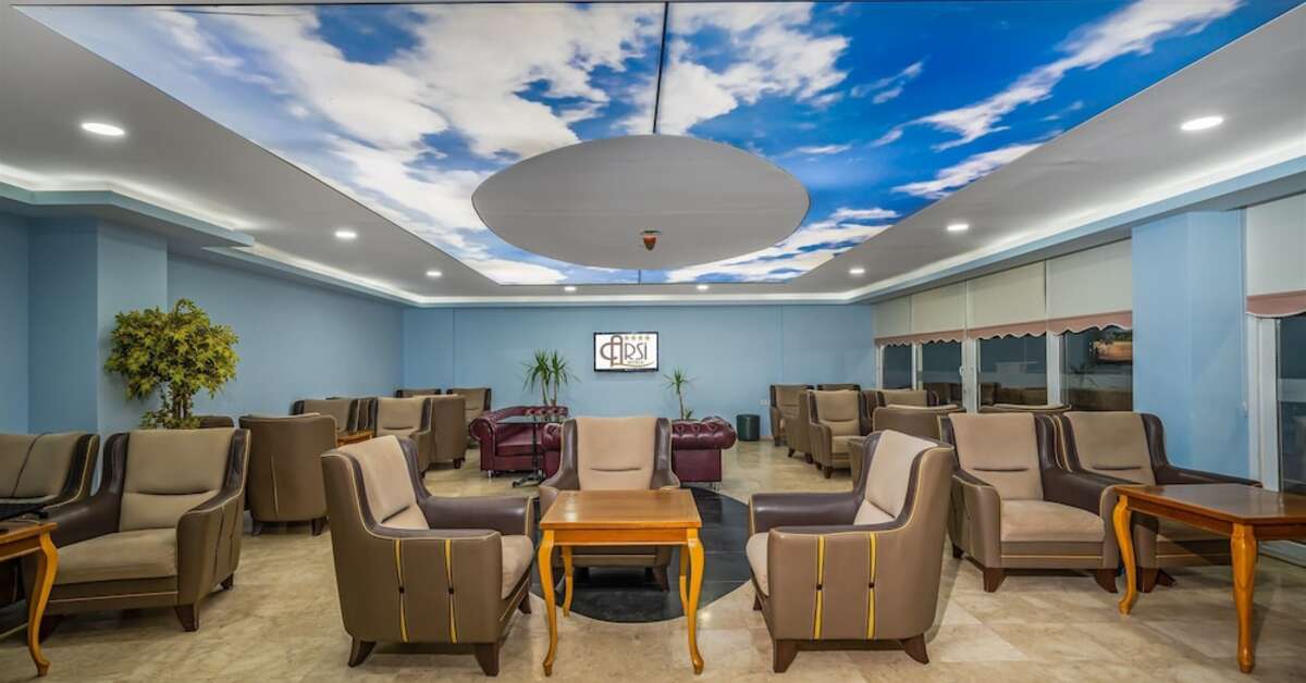 Een foto van het interieur van Arsi Blue Beach Hotel