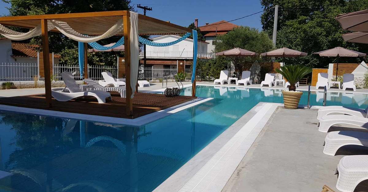 Een foto van het zwembad bij Agorastos Boutique Hotel