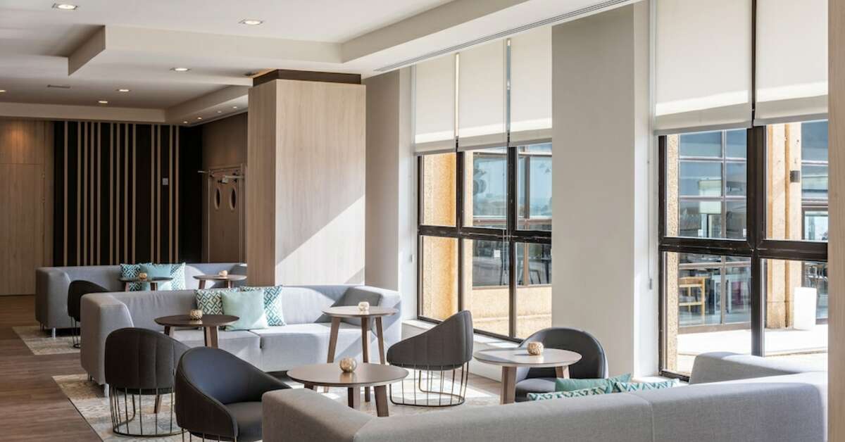Een foto van het interieur van Hotel Cadiz Paseo del Mar
