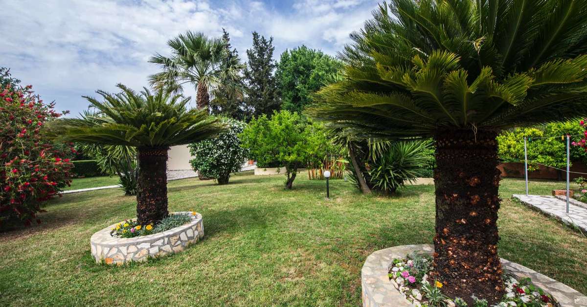 Ein Foto von der Außenansicht des Villa Violetta