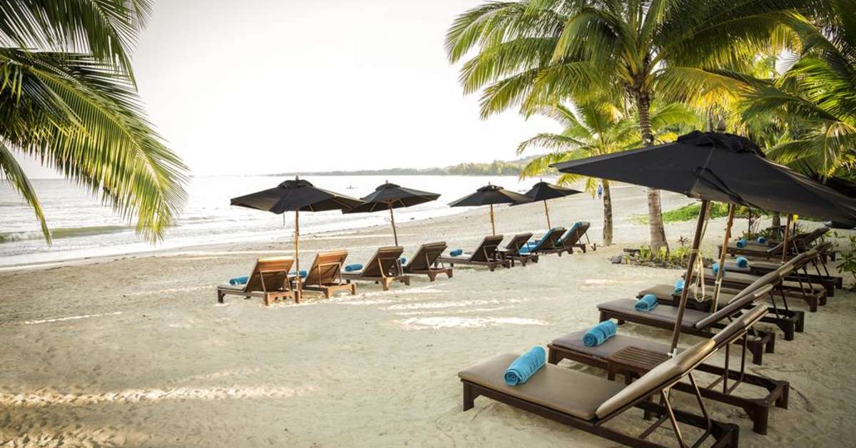 Een foto van het strand bij Robinson Club Khao Lak