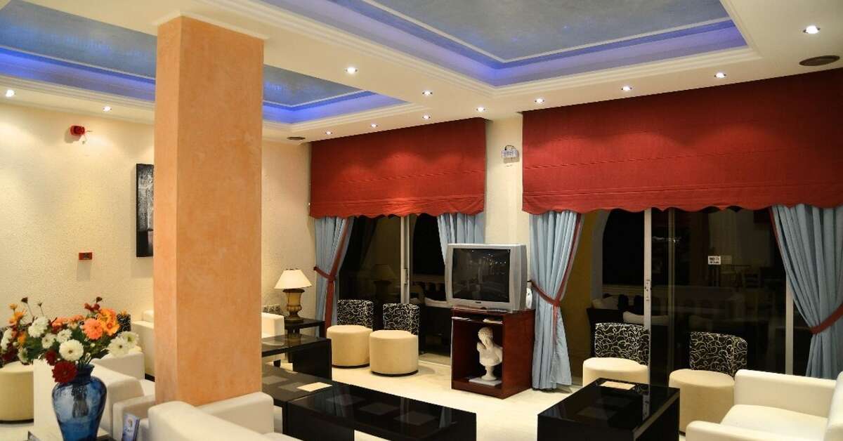 Een foto van het interieur van Hotel Primavera