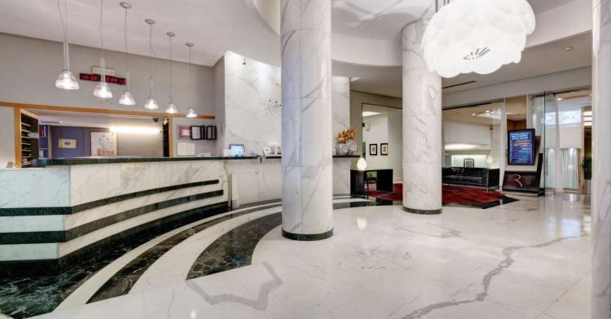 Een foto van het interieur van Best Western Plus Hotel Universo