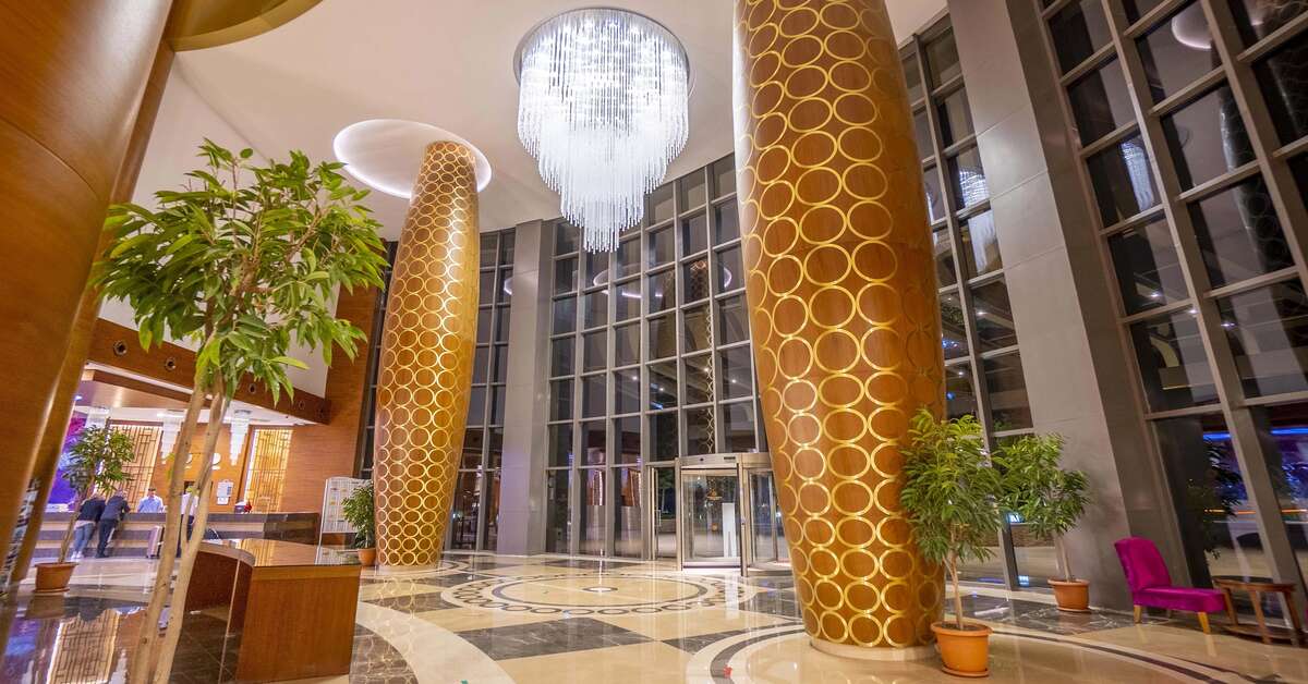 Een foto van het interieur van Sunmelia Beach Resort & Spa