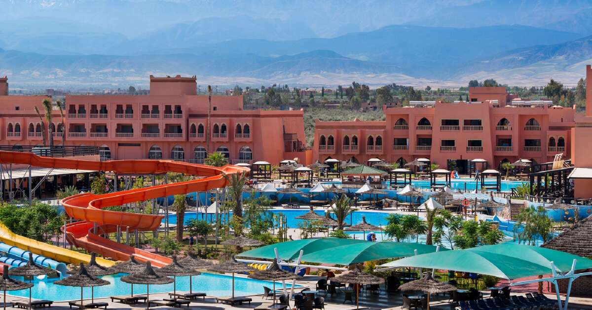 Een foto van het zwembad bij Pickalbatros Aqua Fun Club Marrakech