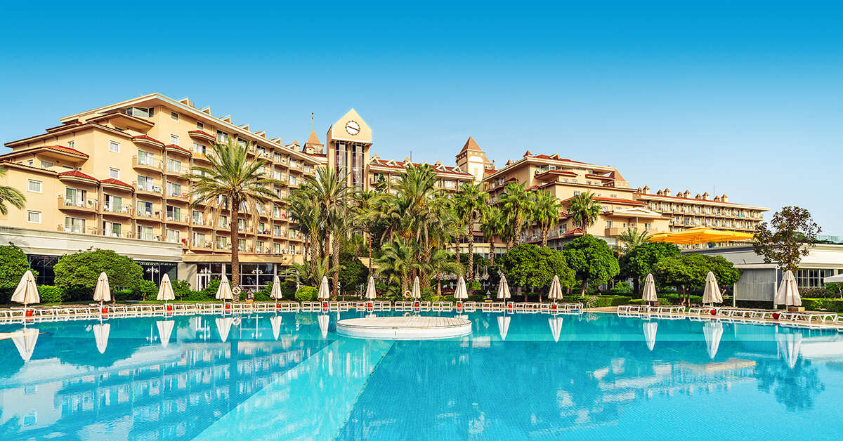 Een foto van het zwembad bij IC Hotels Santai Family Resort