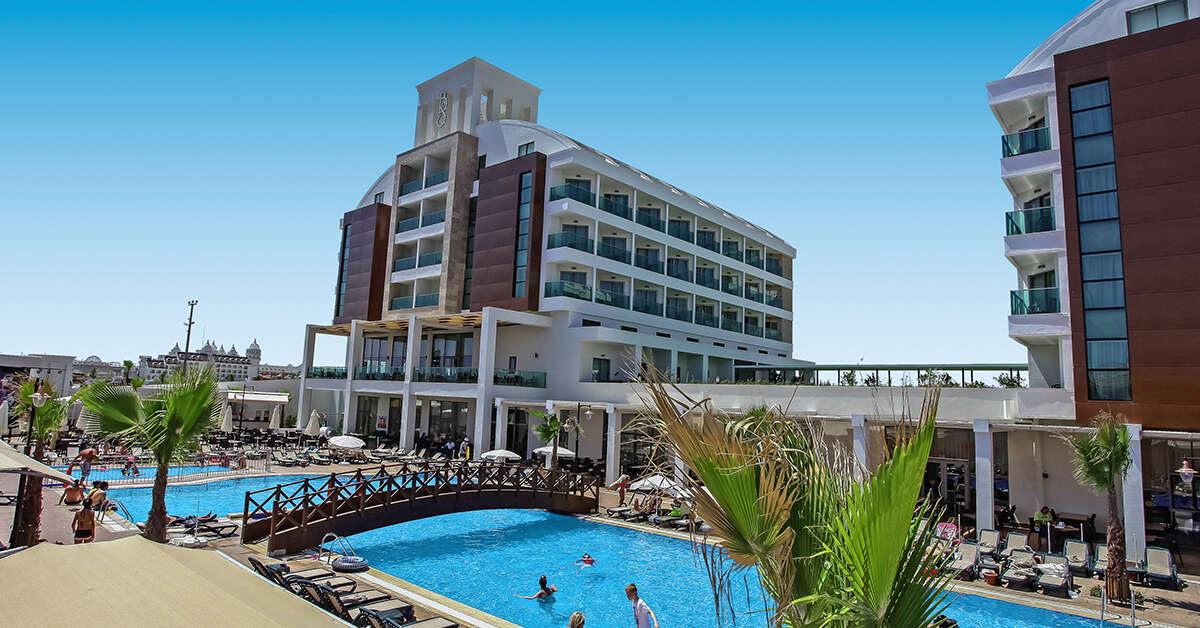 Een foto van een overzicht van Linda Sunny Beach Hotel