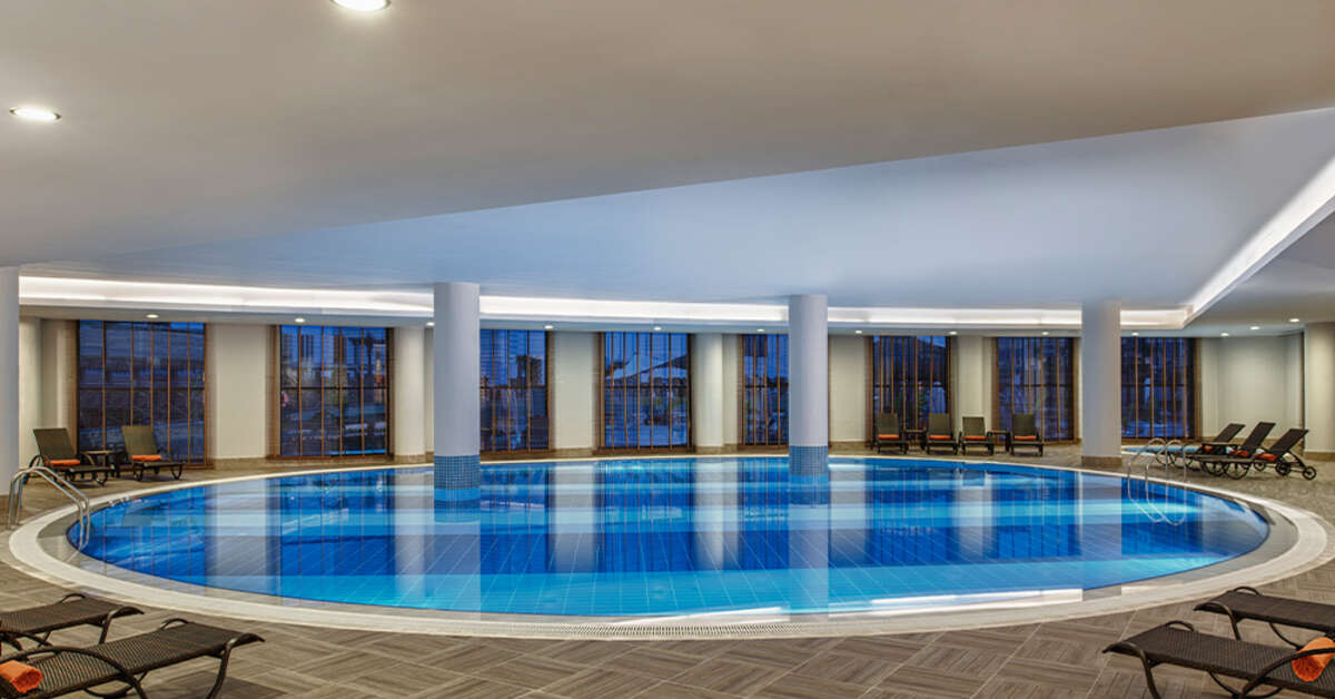 Een foto van het zwembad bij Aska Lara River Suites
