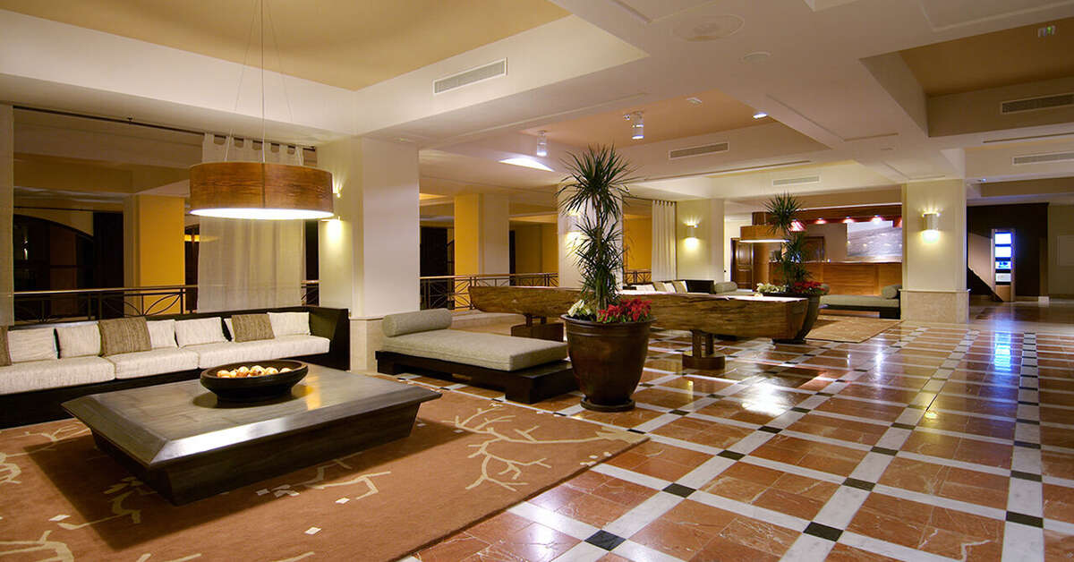 Een foto van het interieur van Vincci Seleccion La Plantacion del Sur