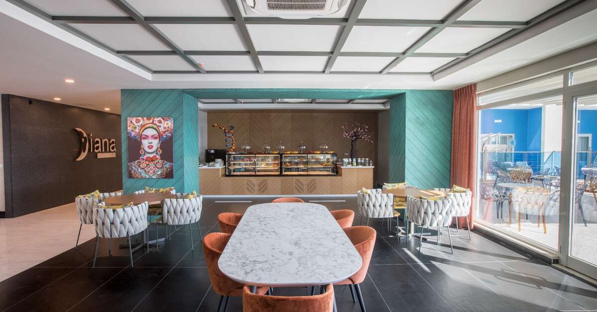 Een foto van de faciliteiten bij Maxeria Blue Didyma