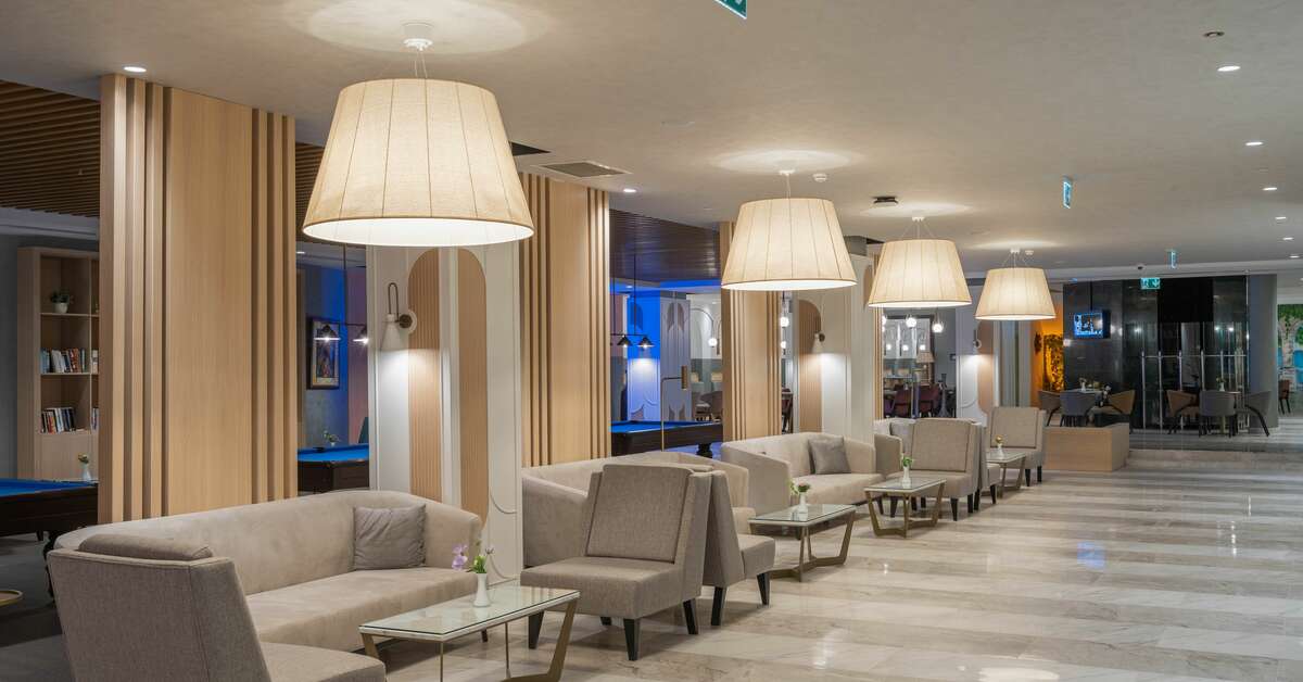Een foto van het interieur van Fame Residence Kemer & Spa