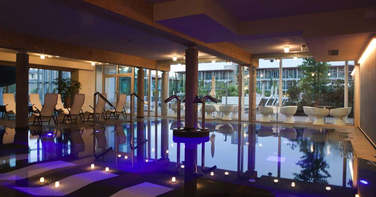 Een foto van de faciliteiten bij Aqualux Hotel Spa Suite & Terme