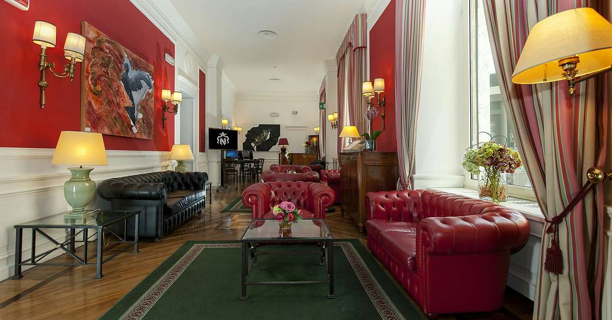 Een foto van het interieur van Albergo Nord Nuova