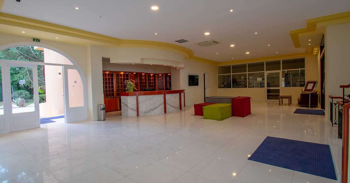 Een foto van het interieur van Hotel Ibiscus Corfu