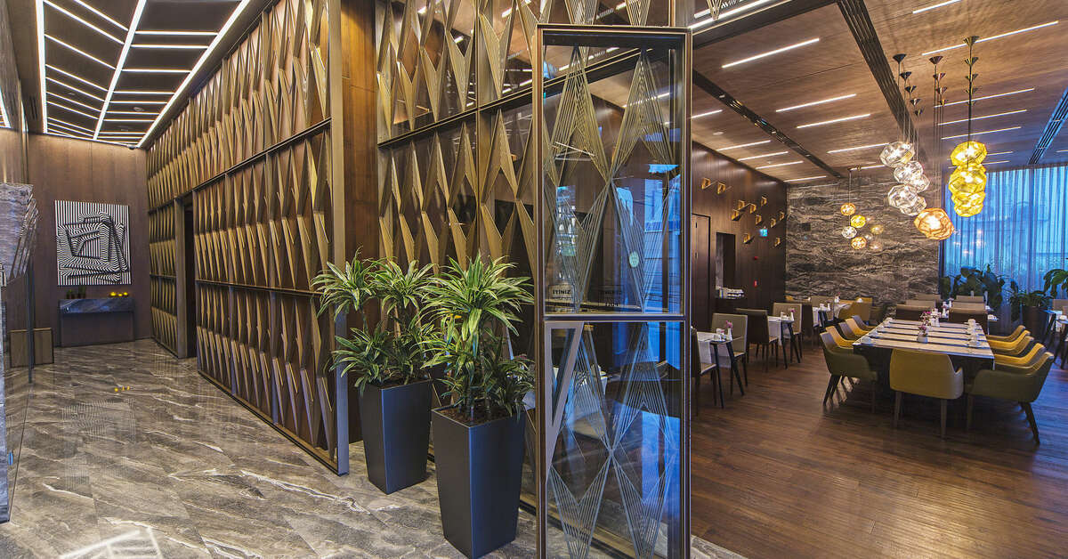 Een foto van het interieur van Naz City Hotel Taksim