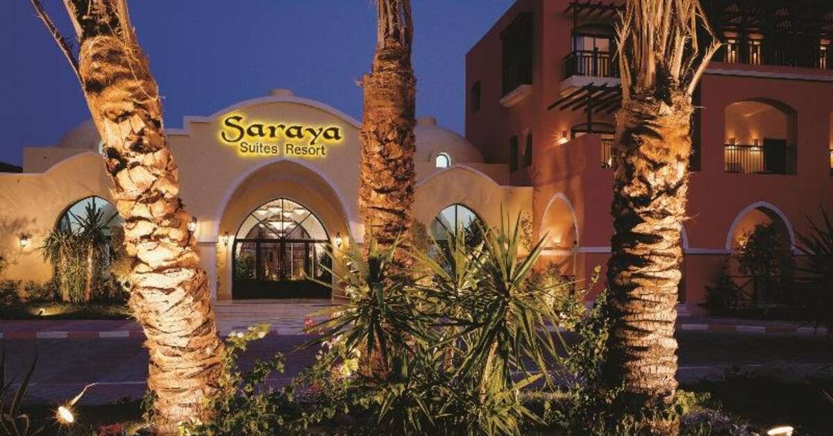 Een foto van de buitenkant van Jaz Makadi Saraya Resort