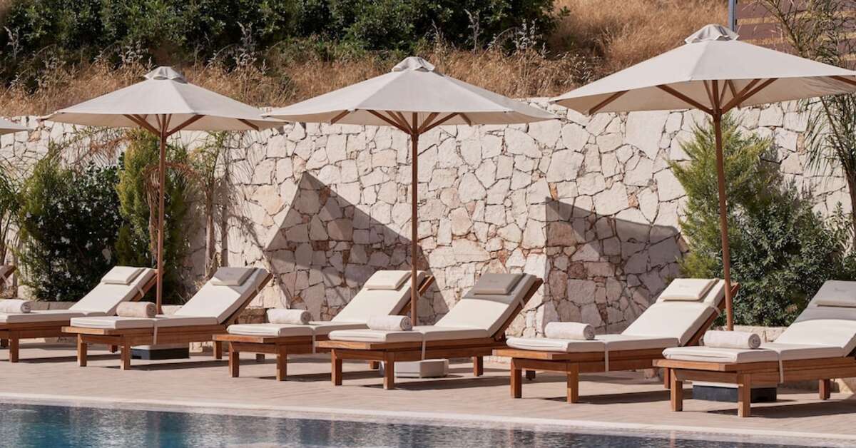 Ein Foto vom Pool im Esperides Resort Crete
