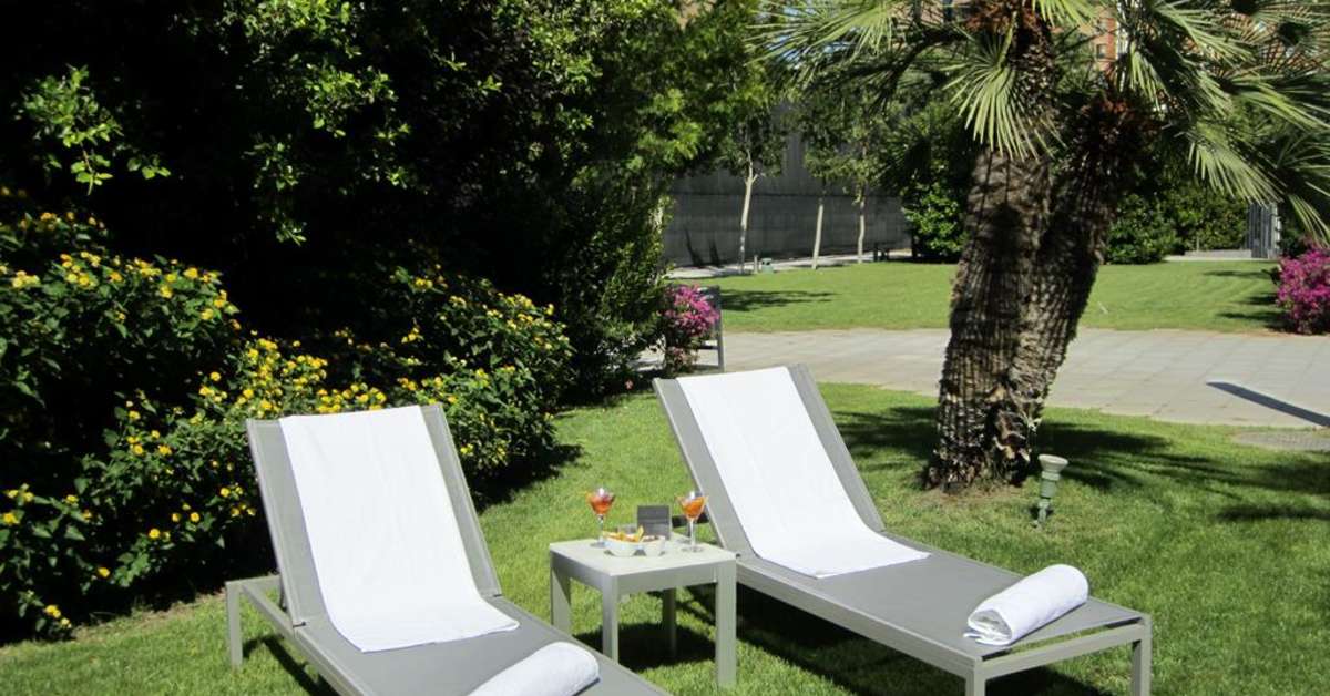 Een foto van het terras bij Primus Valencia