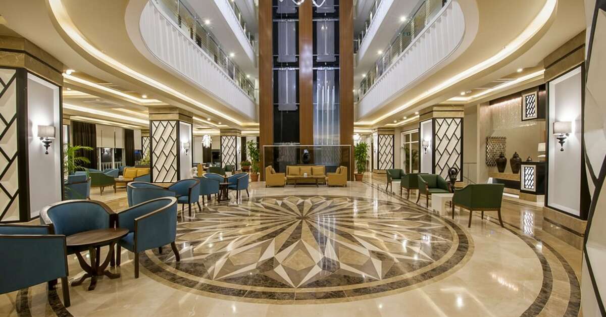 Een foto van het interieur van Dream World Aqua