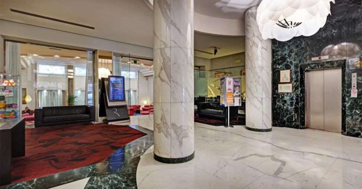 Een foto van het interieur van Best Western Plus Hotel Universo