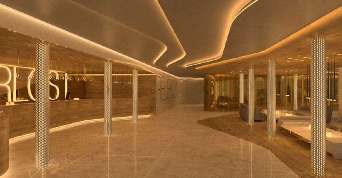 Een foto van het interieur van Hotel Carlos I