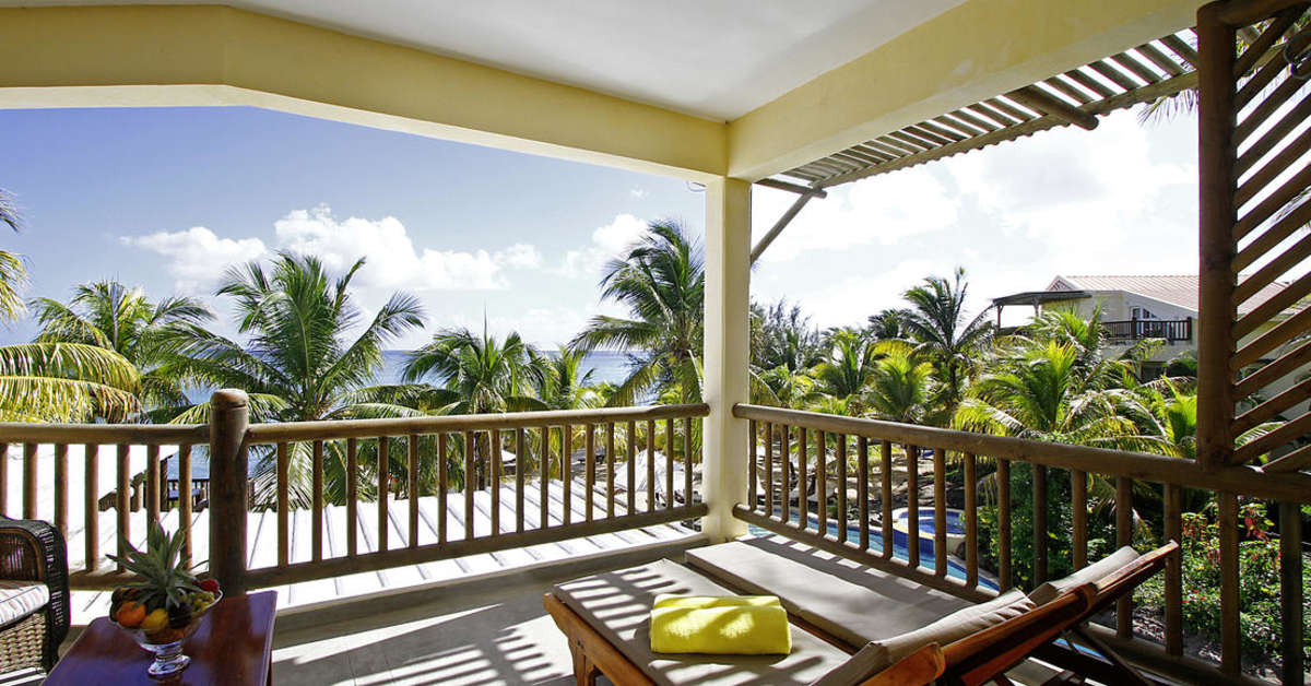Een foto van het terras bij Hibiscus Boutique Hotel