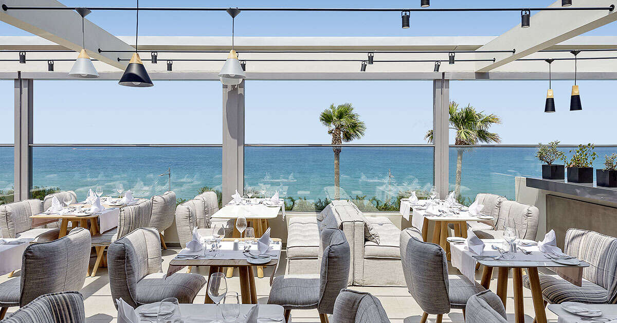 Een foto van de faciliteiten bij Ikonos Seafront Luxury Suites