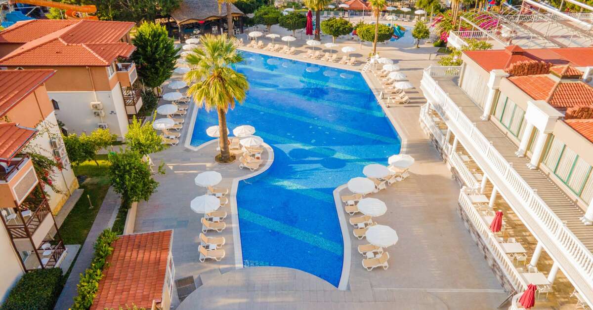 Ein Foto vom Pool im Justiniano Club Alanya
