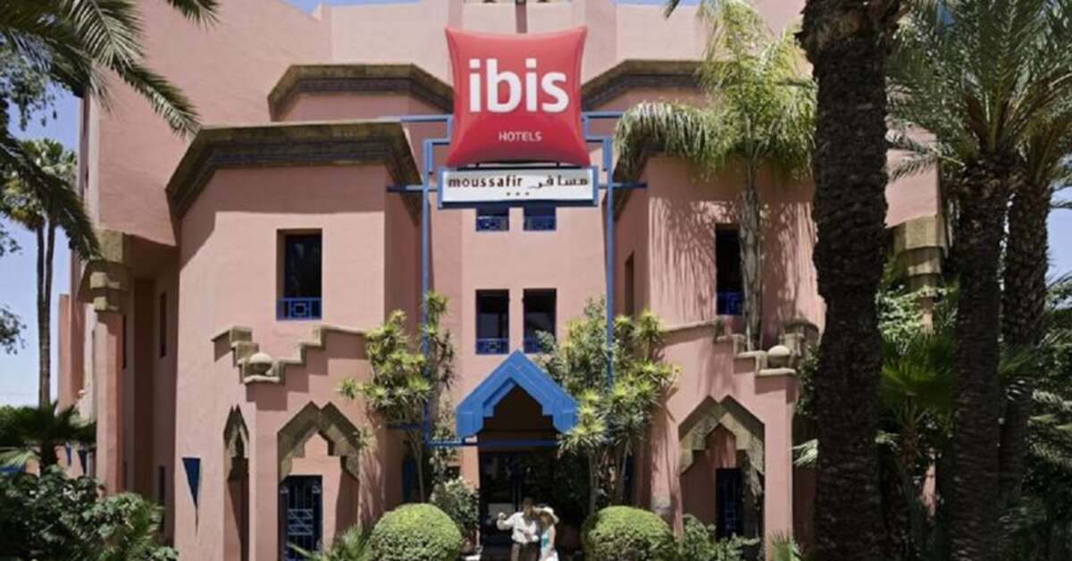 Een foto van de buitenkant van Ibis Marrakech Centre Gare