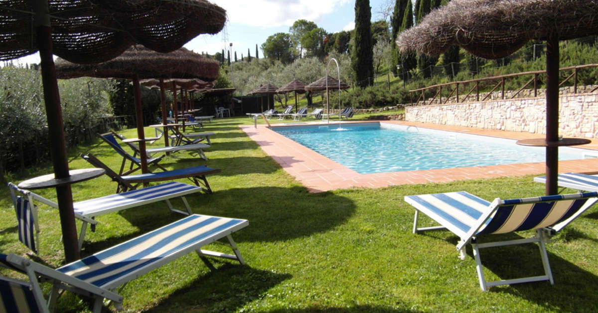 Een foto van een overzicht van Agriturismo Isola Verde