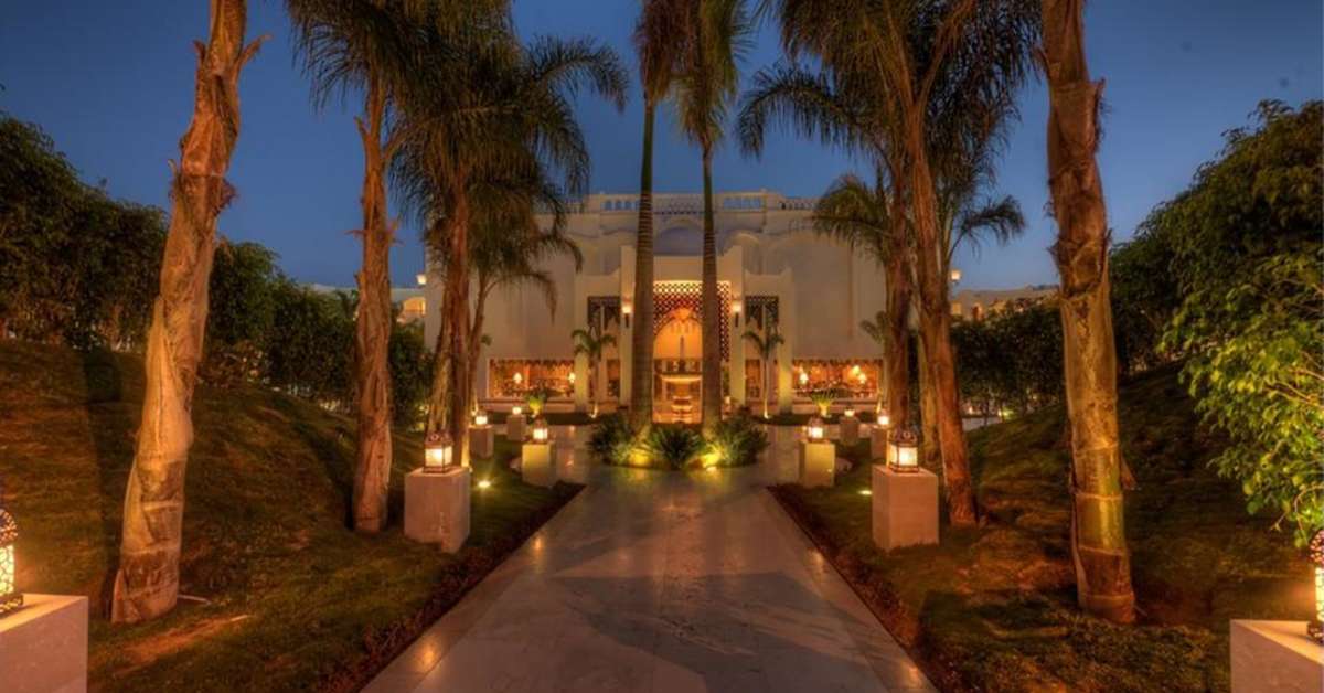 Ein Foto von der Terrasse im Swissotel Sharm El Sheikh All Inclusive Collection