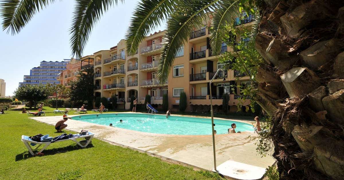 Een foto van het zwembad bij Appartementen Comte d'Empuries