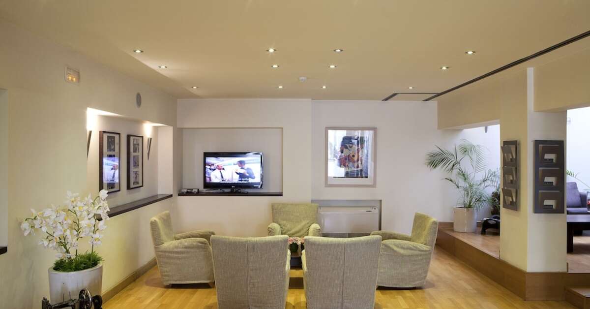 Een foto van het interieur van Hermes Hotel Athene