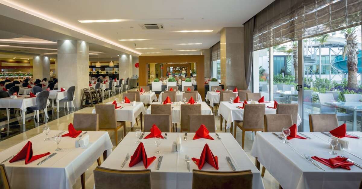 Ein Foto von den Einrichtungen im Side Sunport Hotel & Spa