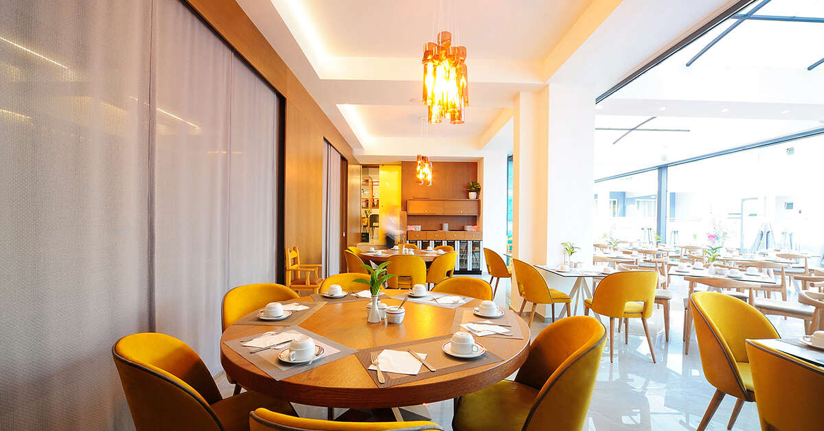 Ein Foto von den Einrichtungen im Atrium Ambiance Hotel