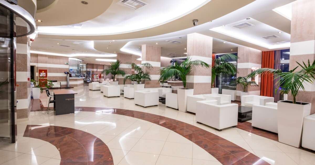 Een foto van het interieur van Konstantinos Palace