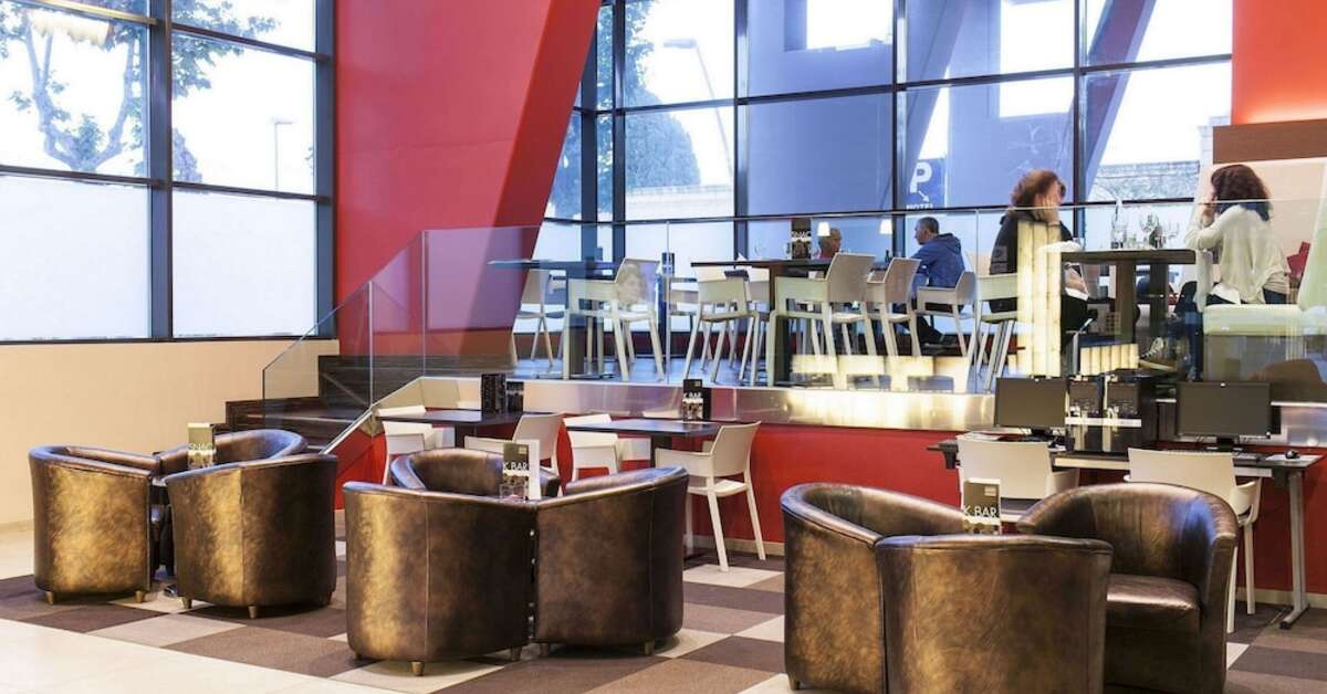 Een foto van de faciliteiten bij Hotel 4 Barcelona