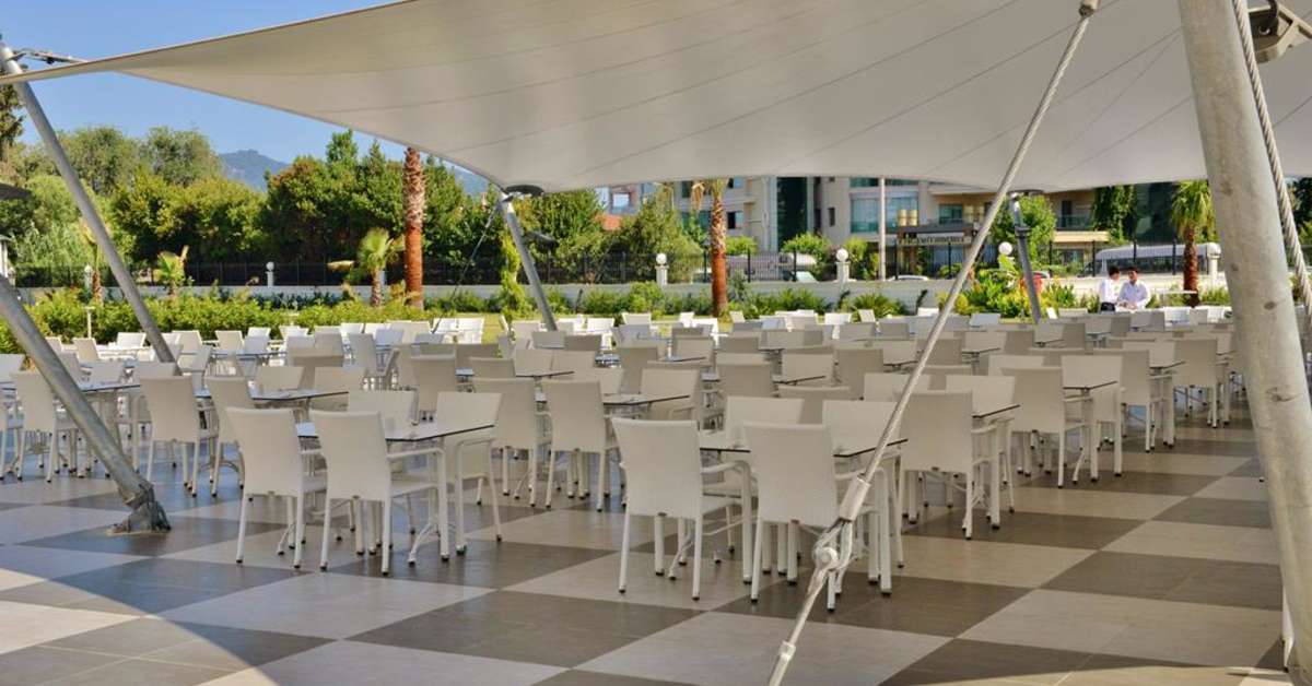 Een foto van het terras bij Green Nature Diamond