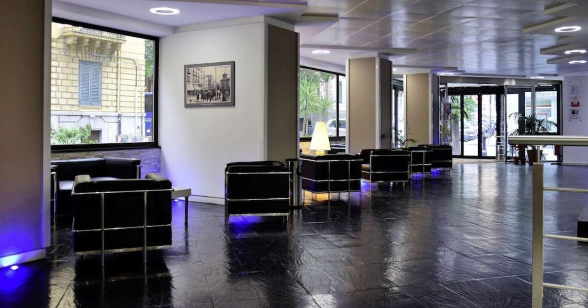 Een foto van het interieur van Ibis Styles Palermo Cristal