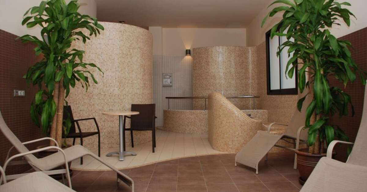 Een foto van het interieur van Hotel Luz Del Mar