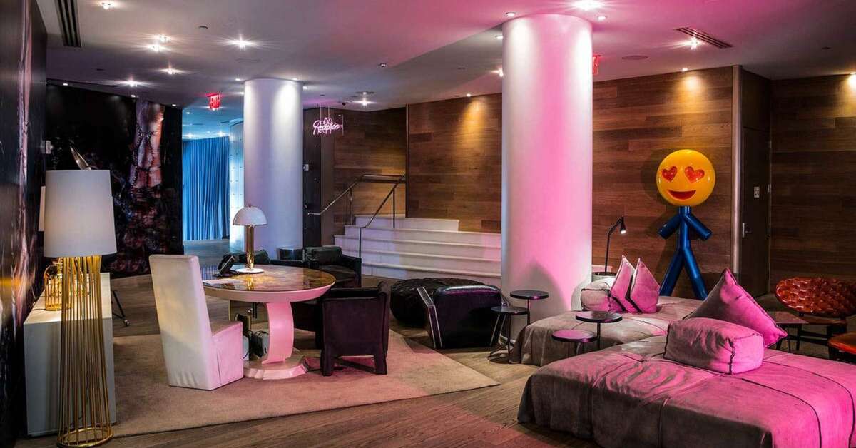 Een foto van het interieur van Nomo Soho