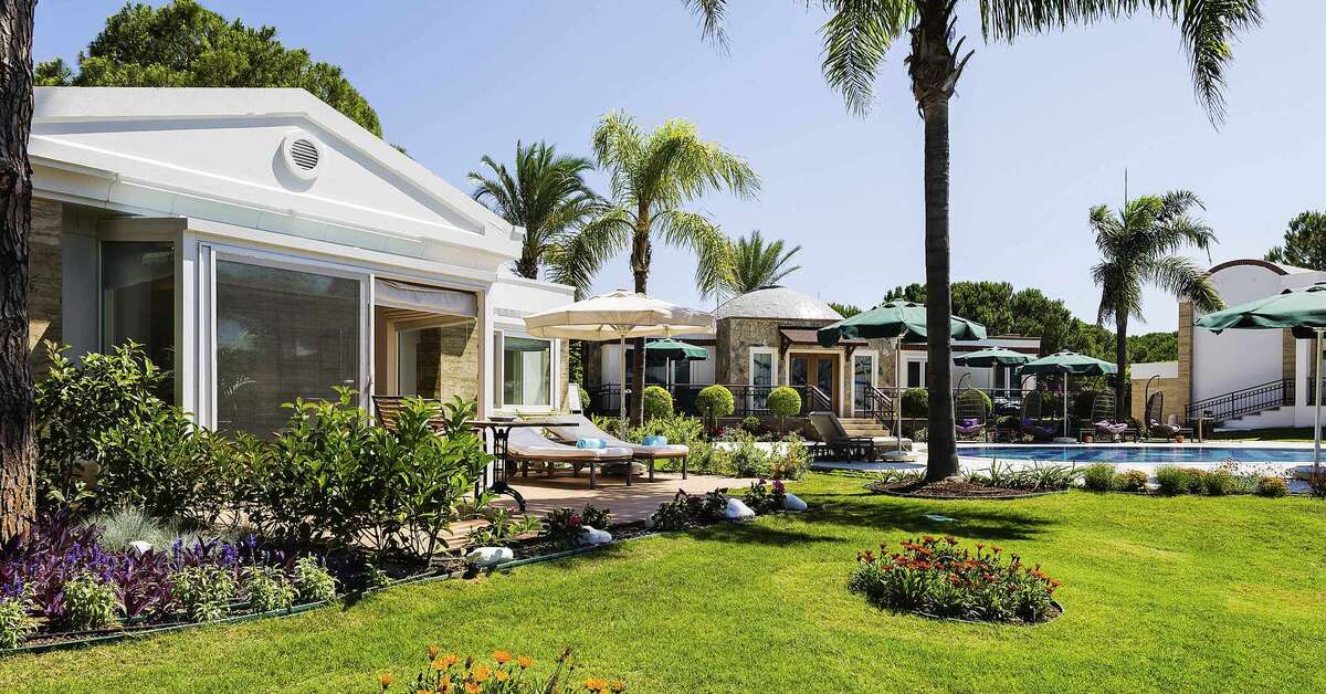 Een foto van het terras bij Robinson Nobilis