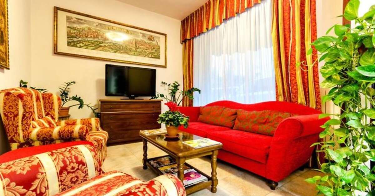 Een foto van het interieur van Hotel Antico Acquedotto