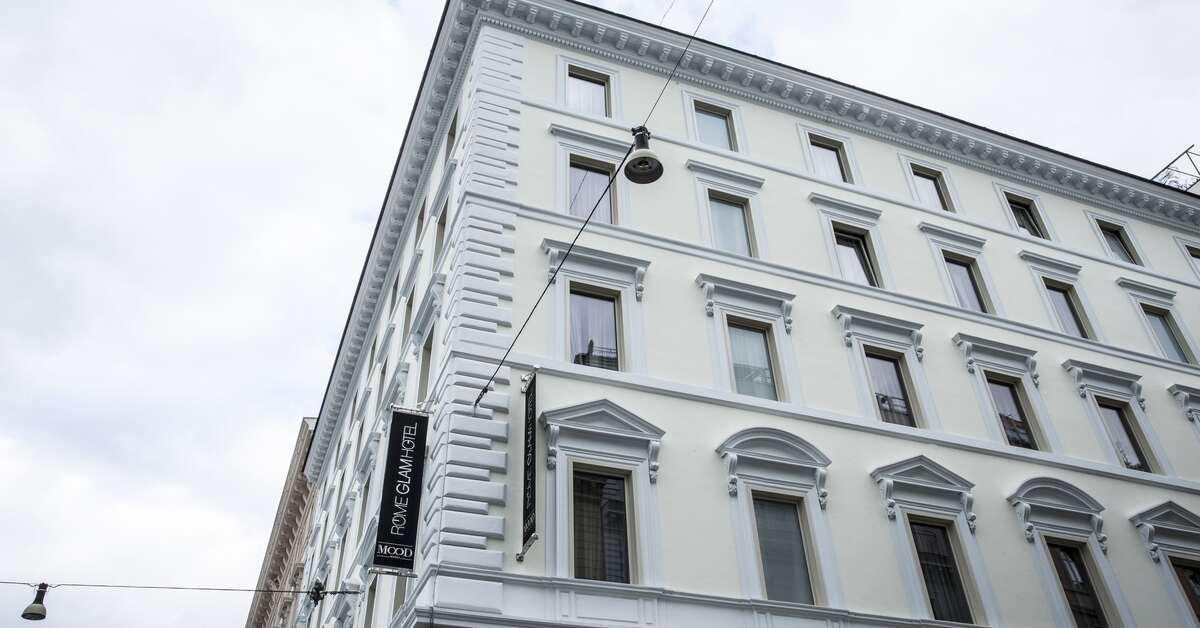 Een foto van de buitenkant van Rome Glam Hotel