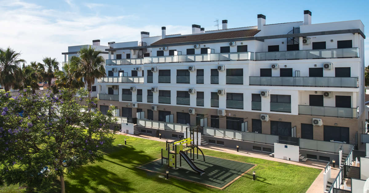 Een foto van de buitenkant van Las Dunas Appartementen