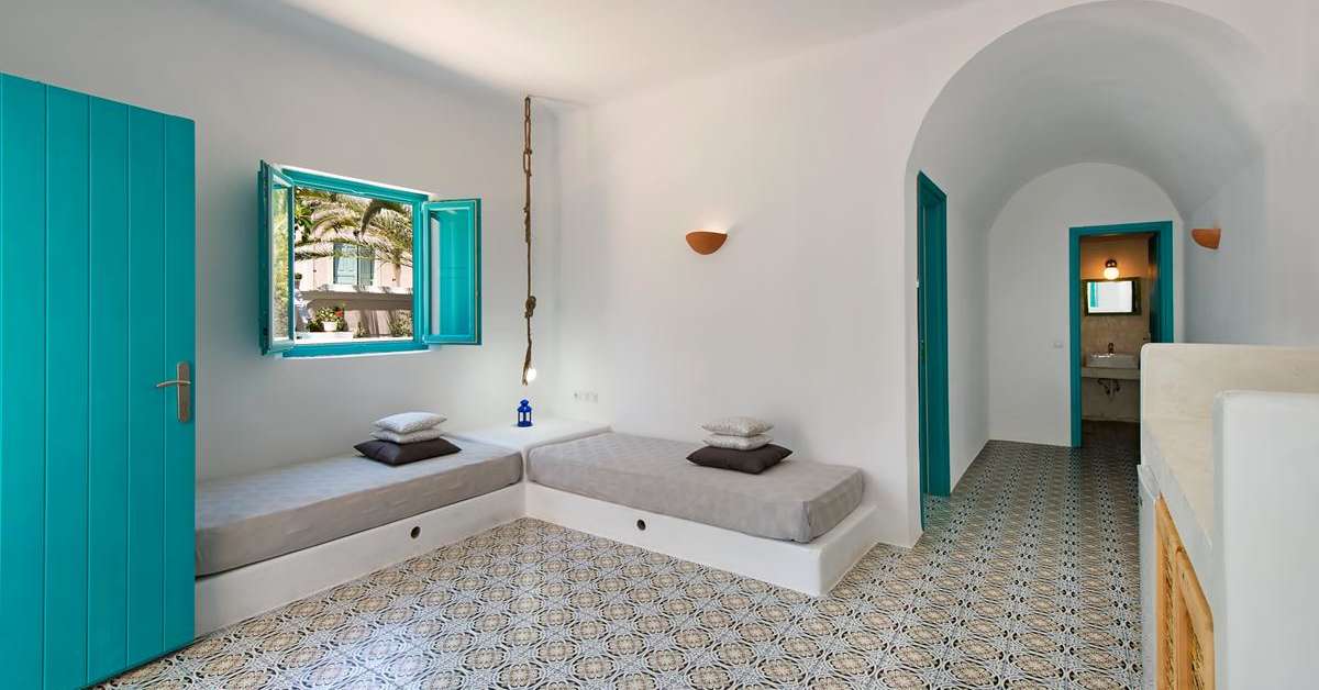 Een foto van het interieur van Appartementen Nissia