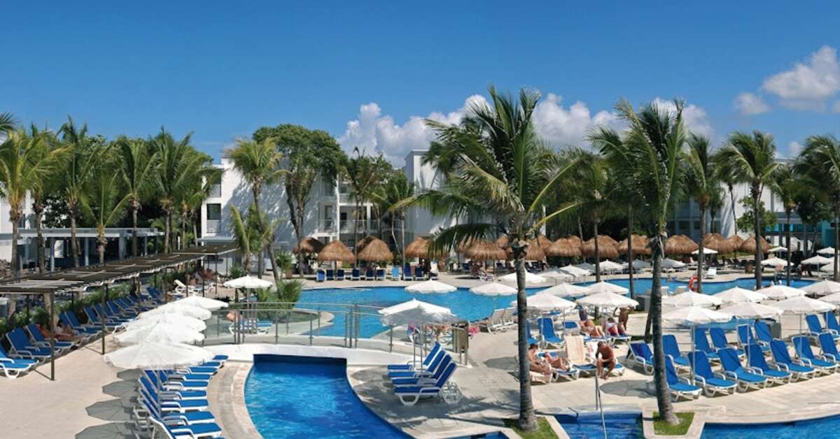 Een foto van een overzicht van Riu Yucatan