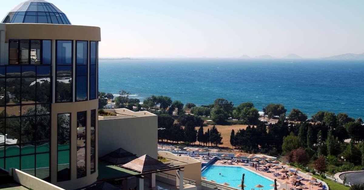 Een foto van een overzicht van Kipriotis Panorama Hotel & Suites