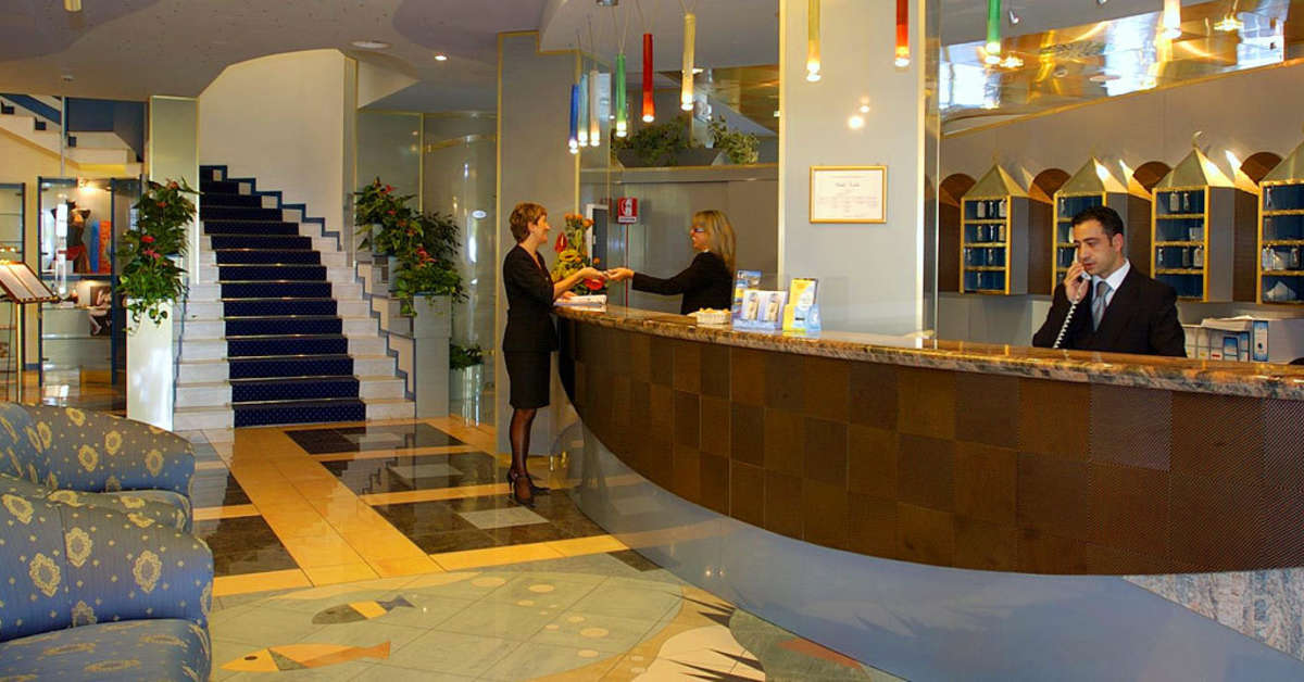 Ein Foto vom Innenbereich im Hotel Luna